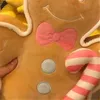 Poupées en peluche Noël bonhomme en pain d'épice poupée en peluche noël oreiller Non original décoration de la maison jouet pour enfants cadeau de noël de haute qualité 231207