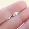 Dainty Round Fire Opal Rings for Women Girls Gift Simple Silver Color Thin Mini Ring Fashion Rings Anillos Party Jewelry L5x7331393377