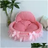 Kattbäddar möbler hund säng soffa rosa spetsar valp hus husdjur nall nest kennels 682 k2 droppleverans hem trädgård leveranser dhbdp