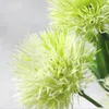 Flores decorativas 5 pçs plástico artificial flor plantas falso dandelion vaso para casa decoração acessórios casamento doméstico