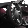 Steering Wheel Covers Microfiber Leather Car Steering Wheel Cover Universal Fit 37-38.5CM Breathable Anti-slip Protector for Auto/Truck/SUV/Van