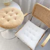 Decorazione del cuscino per la casa con sedia rotonda in tinta unita in peluche spesso per ufficio studentesco Coussin Decoratif