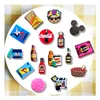 Cartoon Accessoires Patroon Bedel Voor Klomp Jibbitz Bubble Slides Sandalen Pvc Decoraties Kerst Verjaardagscadeau Feestartikelen Prett Dr Otwqt