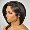 Luvkiss 13x4 Lace Front Wig Layered Asymmetric Bob With Shaved Side