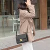 Legal Copy Deisgner Celinss Bags online shop Genuine leather Tiktok bag for women 2023 new highend triumphal arch womens one shoulder cross body small square bean cu