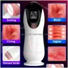 Adt masr 2023 matic sucção masculino masturbador copo boquete hine vagina brinquedos para homens realista erótico oral entrega dh5ry