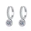 0,5-4,0ct Moissanite Diamond Earrings for Women White Gold Plated S925 Sterling Silver Dangle Pendant Hoop Earring