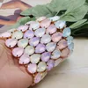 Urok Bracelets Bohemian Colorful Glass for Woman European American Exaggeration Spring Rhinestone Bangle Madera Pulseira