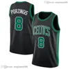 Maglia da basket Kristaps Porzingis Boston''Celtics''2023-24 blu Uomo Gioventù Donna S-XXL Maglia sportiva da città