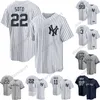 Aaron Judge Juan Soto Yankee Jersey Alex Verdugo Giancarlo Stanton Anthony Rizzo Gleyber Torres DJ LeMahieu Nestor Cortes Gerrit Cole Clay Holmes Jose Trevino Overhemd