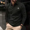 Homens camisetas Novo venda quente masculino casual sólido longo sle camisa outono colarinho botão bolso t-shirt top masculino street wear s-l231208