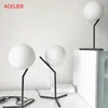 Decorative Objects Figurines Modern Glass Ball table lamps Gold Nordic Simple Bedroom Bedside Reading Desk Lamp Home Decor E14 LED Table Light Lamparas 231207