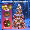 Decorazioni natalizie RGBIC Luci per albero di Natale Luci a stringa LED fai-da-te con ghirlanda di controllo remoto APP intelligente per matrimoni all'aperto per feste in giardino 231207