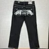 Männer Jeans Y2k Streetwear Hip Hop Cartoon Grafik Druck Vintage Baggy Jeans Schwarze Hosen Männer Frauen Hohe Taille Breite bein Hosen 231207