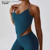 Kadın Tankları Camis Halter Spor Sütyen Kadın Giyim Orta Port Yoga Bras Fitness Spor Salonu Üst Antrenman Giysileri Push Corset Yastıklı Aktif Giyim L231208