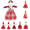 Dockor Kawaii Christmas Elf Doll Snowman Gingerbread Man Clothes Cook Hat För förkläde Baby Toy Accessories Barn Toys 231207