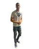 Erkek Kot Tasarımcı Kot 523 Modaya Marka Eski Sıcak Elmas Yama Elastik İnce Uygun Küçük Ayak G570
