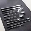 Dinnerware Sets Retro 304 Stainless Steel Cutlery Set Western Dinner Knife Fork Spoon Vintage Special Forks Fruit Coffee Tea