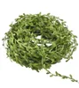 Decorative Flowers Wreaths 132ft Artificial Grape Vine Eucalyptus Leaf DIY Garland Garden Weddings Wall Party Decor 16630338