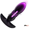 S Masrs Metal Remote Control Anal Plug Magnetic Suction Charging Heart-Shaped Vestibe Fun Products For Men And Women Masturbation D Dhexc