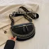 Sacos de cintura cadeia mulheres saco de qualidade couro fanny pacote e bolsas de telefone moda senhoras cinto luxo designer crossbody peito