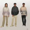 Kanyess Hoodie Designermode Herren- und Damen-Sweatshirts High Street Allmähliche Aufhellung Alter Kapuzenpullover Modekleidung Übergröße