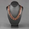 Kubanische Gliederkette aus echtem reinem 14-karätigem Gold für Herren-Hip-Hop-Halskette Miami Chains