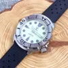 Assista Bandas 42mm Tandorio S NH36 Diver Aço Mecânico para Homens Totalmente Luminoso Dial Monstro Relógio de Pulso AR Sapphire Pulseira 231208