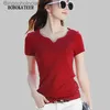 Koszulka damska Bobokateer Summer T Shirt Kobiety Tshirts Short Slee Tops TEE SHIRT FEMME ROPA JER VERANO 2023 CALTON T-Shirt Woman Ubranie 231208