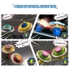 Spinning Top Infinity Nado 3 Athletic SeriesSuper Whisker Gyro com intercambiável Stunt Tip Metal Ring Launcher Anime Kid Toy 231207