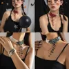 Hanger Kettingen Festivals Sieraden Zoete Cool Gothic Bloeddruppel Kwastje Kraag Parelsnoer Halloween Gepersonaliseerde Kralen Choker