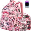 School Bags Laptop Backpack 16 Inch Bag College Bookbag Anti Theft Daypack And Lunch Set Water Resistant Backpacks For Te