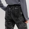 Frauen Hosen Mode Glänzend Weibliche Hohe Taille Unten Baumwolle Hosen Frauen Winter Schnee Tragen Lässige Dicke Warme Leggings 2023