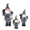 Christmas Toy Supplies 60/45/30cm Creative Big Santa Claus Merry Christmas Decorations for Home Children's Year Toy Gift Navidad Natal year 231208