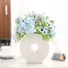 Decoratieve bloemen 7 vorken Kunstmatige theerozen Zijde pioen Gerbera Daisy Flore Nep bloemboeket voor thuis Woonkamer Feest Bruiloft Decor