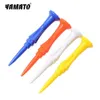 Golf Tees Yamato 20 PCS/Pack Coloful Plastic Golf Tees Professional 3-1/4 Inch Step Down Premium Unbreakable Long Golf Tee for Golfer 231204