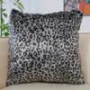 Oreiller de luxe Tiger Leopard Skin Print Coussin Couvre Polyester Literie Canapé Throw Case pour voiture Taie d'oreiller Décoration de la maison 231207