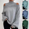 Kadın Sweaters Chic Women Sweater Gevşek Dilek Anti-Dövme Bahar Uzun Kollu Günlük Kadın Giyim