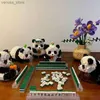 Блоки Новейшие Kaii Panda Life Micro Building Blocks Симпатичные модели животных Nano Mini Bricks Рисунок Детские игрушки Подарки на день рождения Санта-Клауса R231208