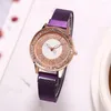 Horloges Mode Magneet Horloge Voor Vrouwen Luxe Dames Horloges Quartz Vrouwelijke Ronde Klok Kristal Feestjurk Geschenken