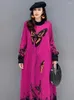 Robes décontractées XITAO lâche à manches longues robe à tricoter mode contraste couleur patchwork papillon élégant femmes automne tendance HQQ1639