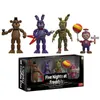 Figurines d'action 15 cm FNAF figurines Bonnie y Chica Fazbear ours figurine d'action PVC Collection cauchemar Fredbear ballon garçon poupées modèle 231207