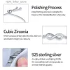 Zincir Sıcak Satış Sterling Gümüş Bilezik Uygun Orijinal Tasarım Boncukları Charms DIY Mücevher Yapımı Göz kamaştırıcı CZ Zincir Bilezik Kadınlar için YQ231208