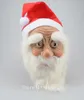 Feestmaskers Vrolijk Kerstfeest Kerstman Latex Masker Buiten Ornamenten Schattig Kerstman Kostuum Maskerade Pruik Baard Aankleden Kerstfeest 231208