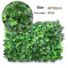 Decorative Flowers 1pc Green Plastic Artificial Lawn Simulated Grass Fake Plant Mat Home Decor Garden Wall Stage 40cmx60cm