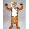 2024 Deluxe Plush Tiger Mascot Costumes Halloween Cartoon Character Outfit Suit Xmas Outdoor Party Festival Dress Promotional Advertising Clothings