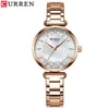 Autres montres CURREN Gold Watch Femmes Dames Creative Acier Bracelet Femme Femme Étanche Horloge Relogio Feminino 231207