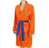 Homens sleepwear laranja robe outono e inverno dos desenhos animados retalhos flanela loungewear macaco rei cospiay com capuz longo roupão pijamas