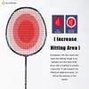 Badminton String Alp JJ 6U 72G Super Light 100 Full Carbon Fiber Strunkt Racket med gratis högspänning 32 kg G4 Pro Racquet Sports 231208