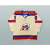 Aangepaste 1977-78 WHA BOBBY SHEEHAN 18 INDIANAPOLIS RACERS WIT HOCKEY JERSEY NIEUWE Top gestikt S-M-L-XL-XXL-3XL-4XL-5XL-6XL